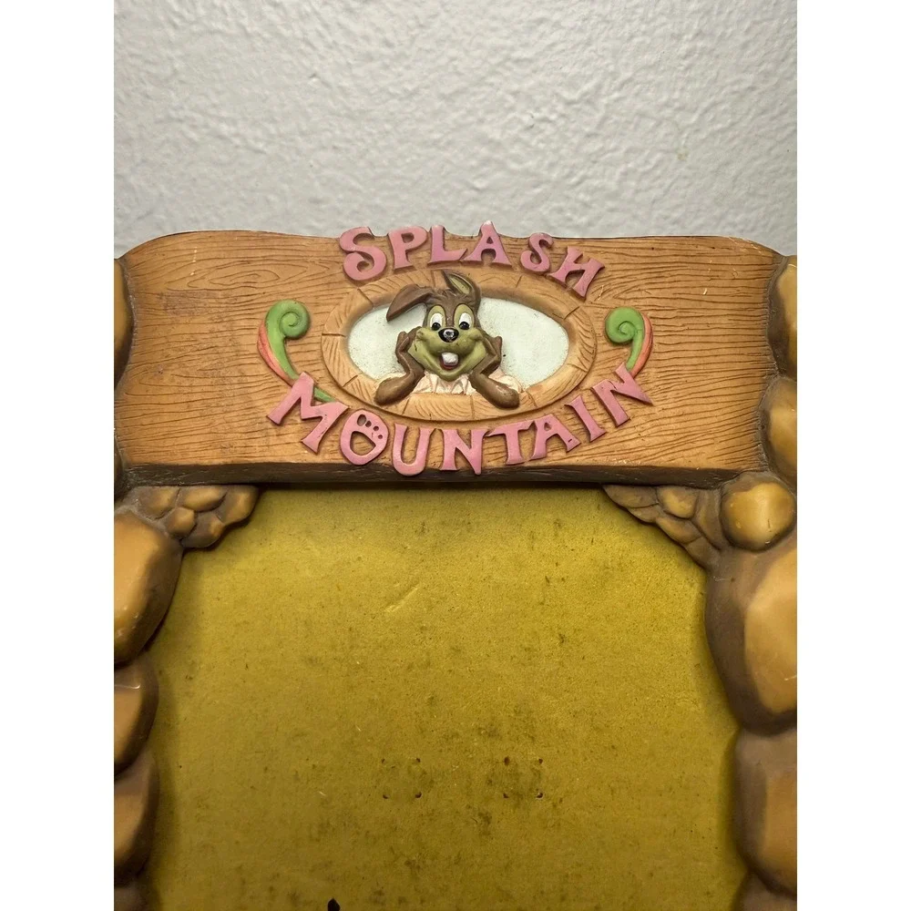 Vintage Disneyland Splash‎ Mountain 3D Picture Frame Br'er Fox & Br'er Bear